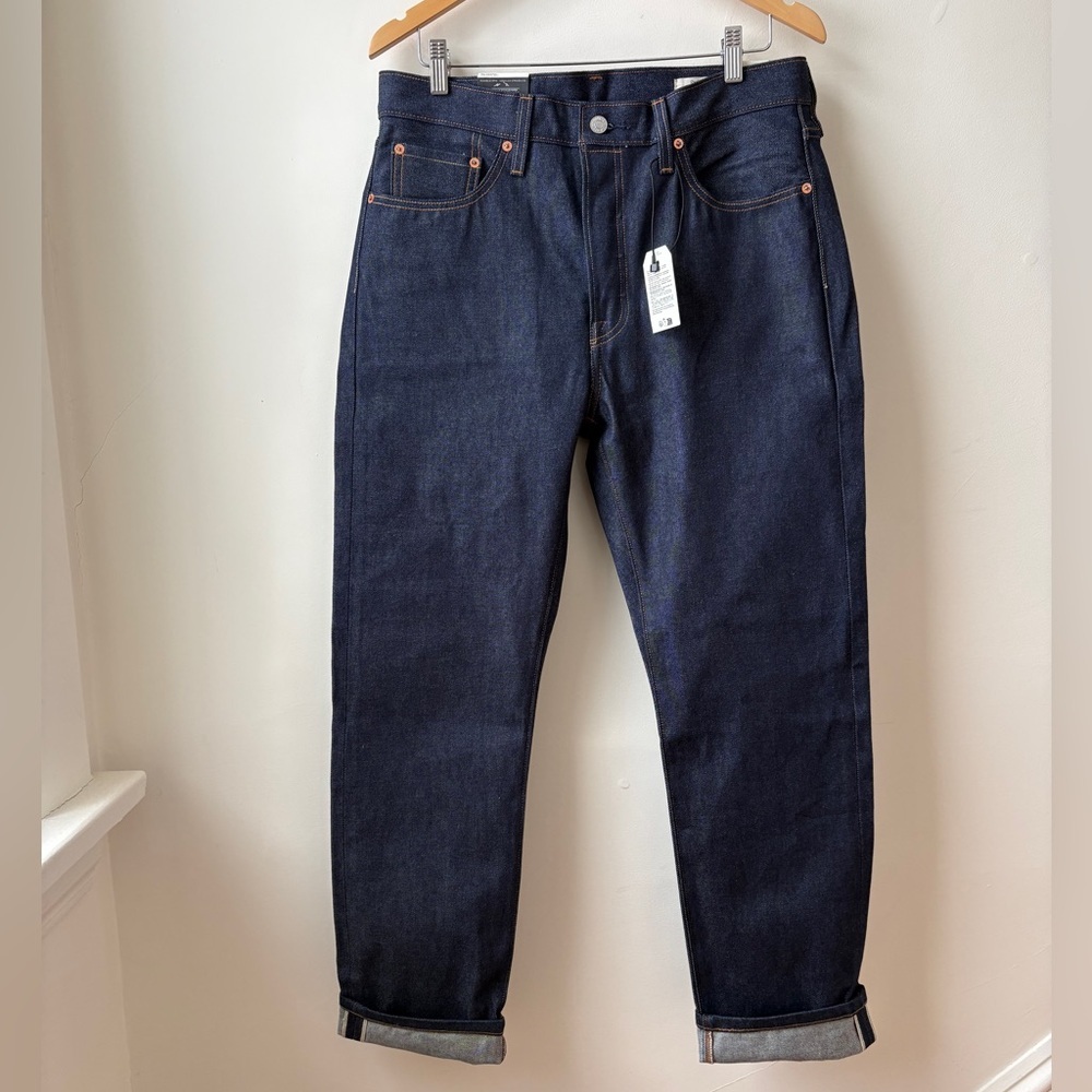 NWT Levis's 501® Selvedge Dark Wash Jeans - Picture 13 of 15